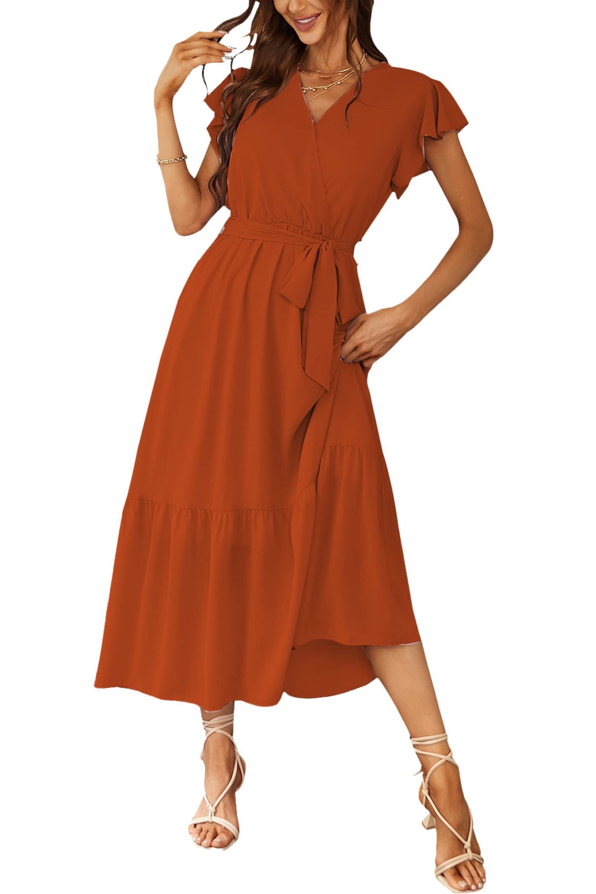 PRETTYGARDEN Women's Summer Floral Boho Maxi Dress