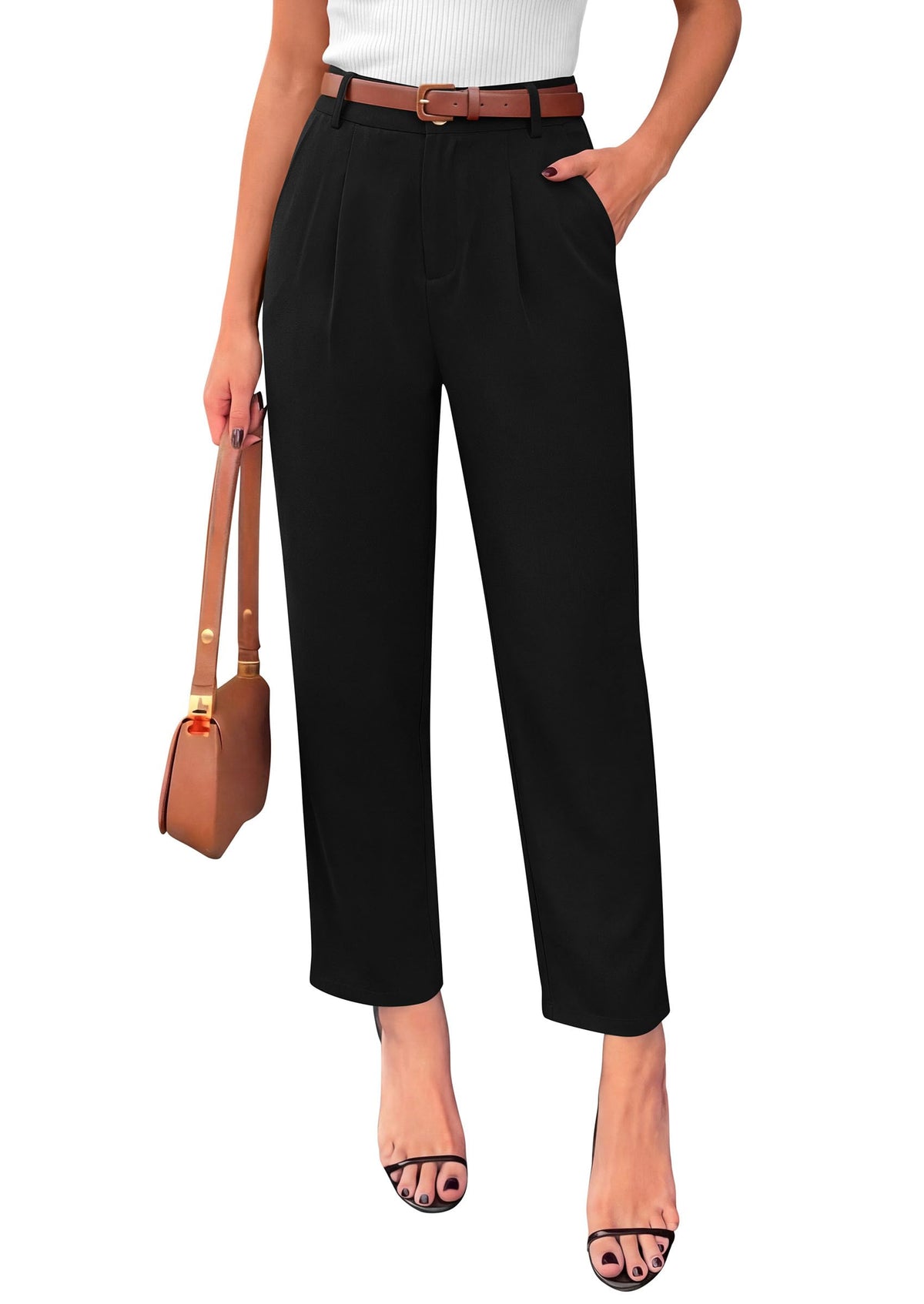 PRETTYGARDEN Womens Dress Pants Business Casual Outfits