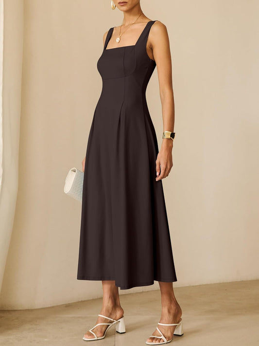 ANRABESS Cocktail Dresses for Women Square Neck