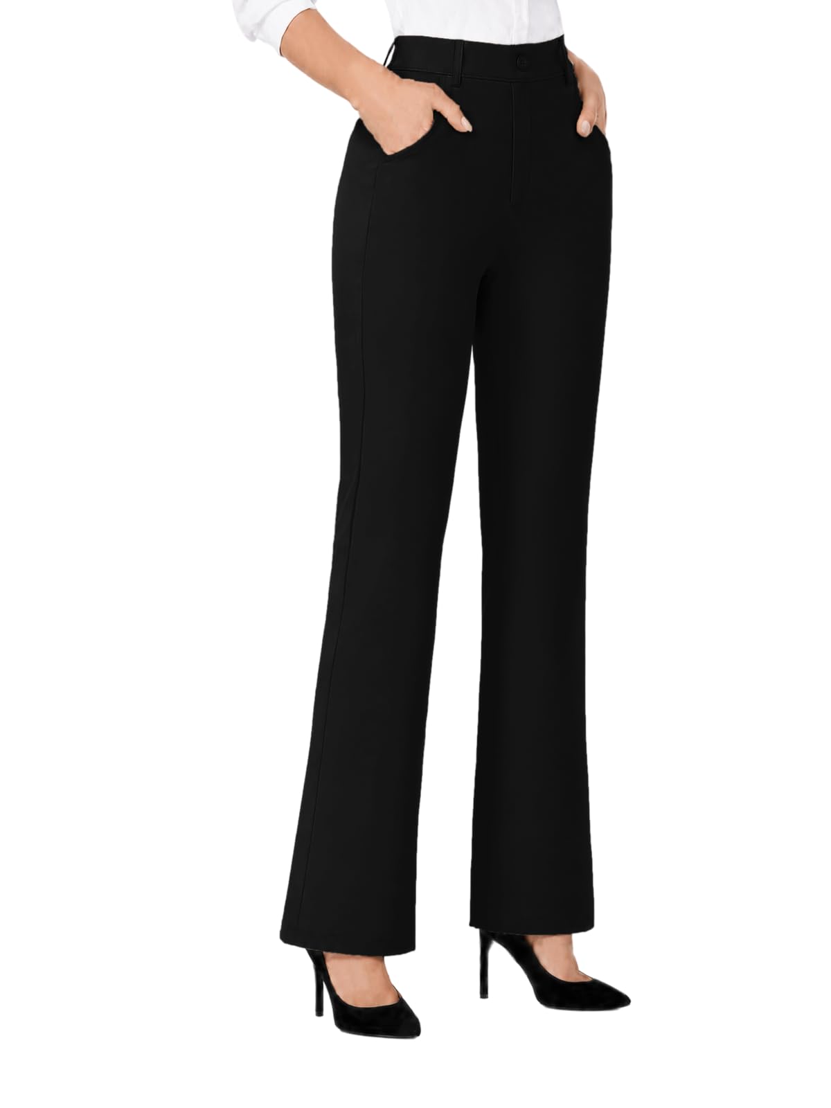 COPYLEAF Dress Pants Women Stretchy Bootcut Casual Work Pants with Pockets