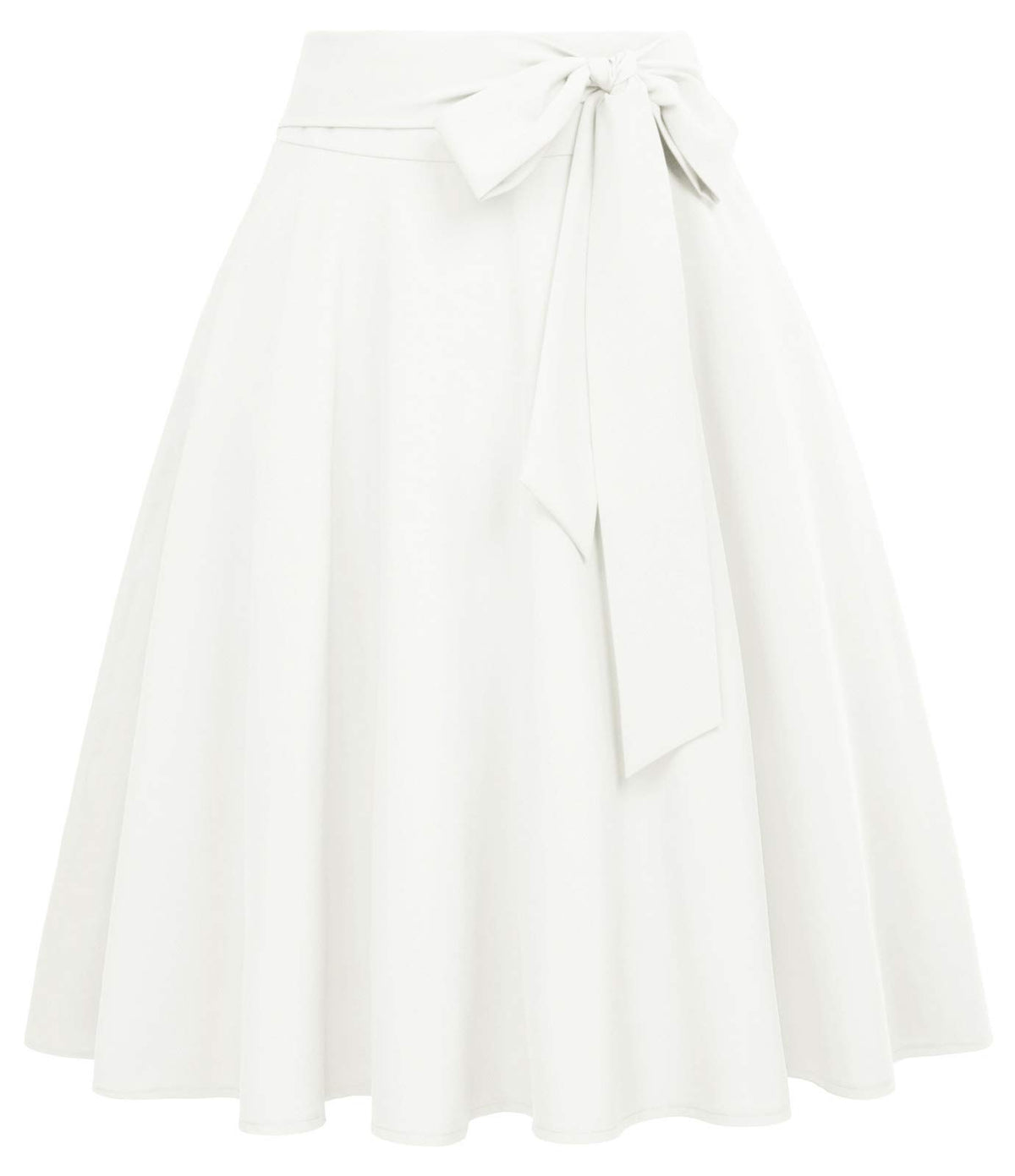 Belle Poque Women High Waisted A Line Skirt with Pockets