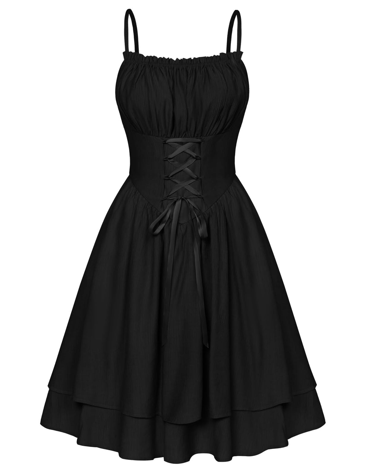 Scarlet Darkness Corset Mini Sundress Chiffon Homecoming Dress for Women
