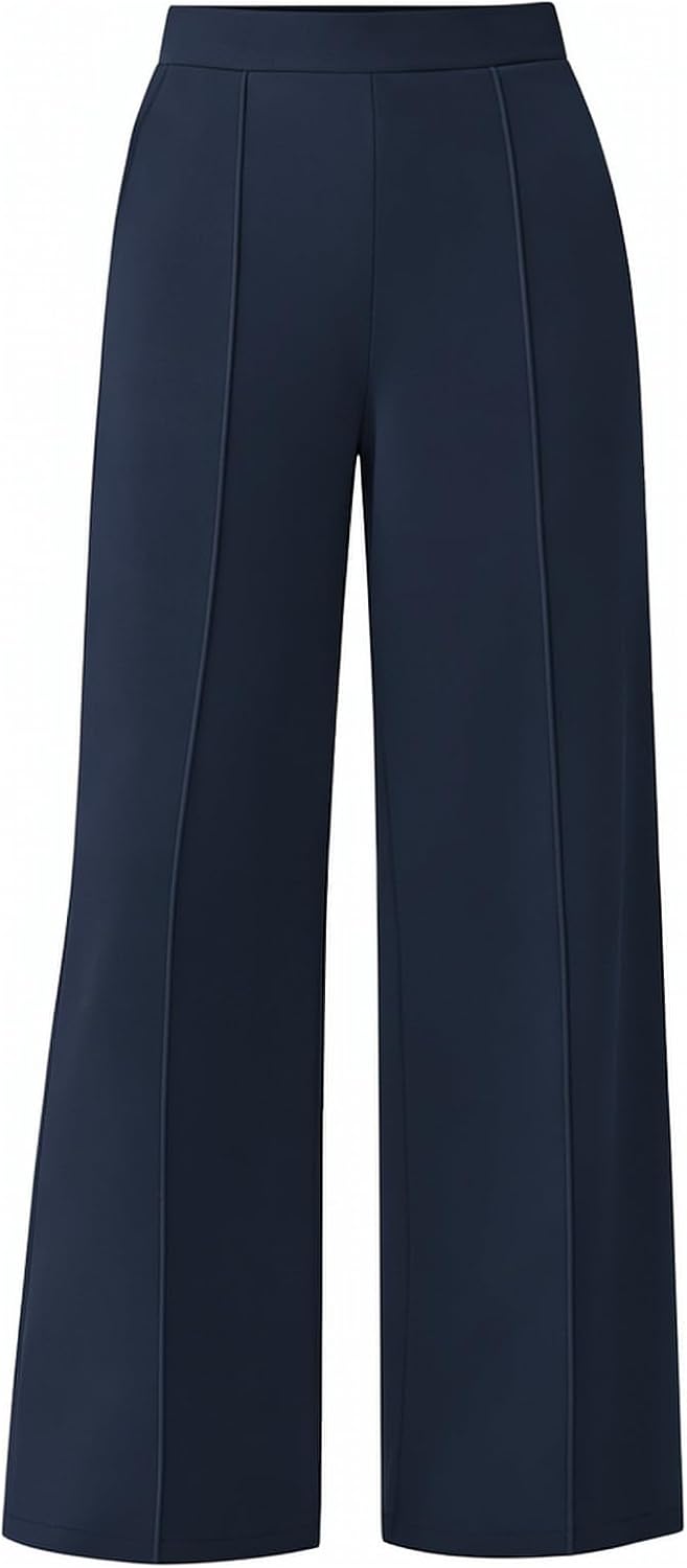 WIHOLL Wide Leg Dress Pants for Women Business Casual Outfits Work Slacks