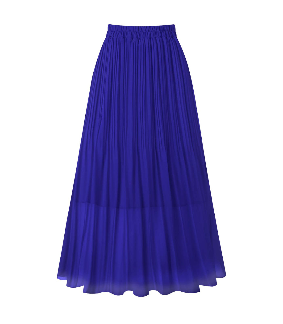 Kingfancy Women's Pleated Skirt A-Line Midi Skirts