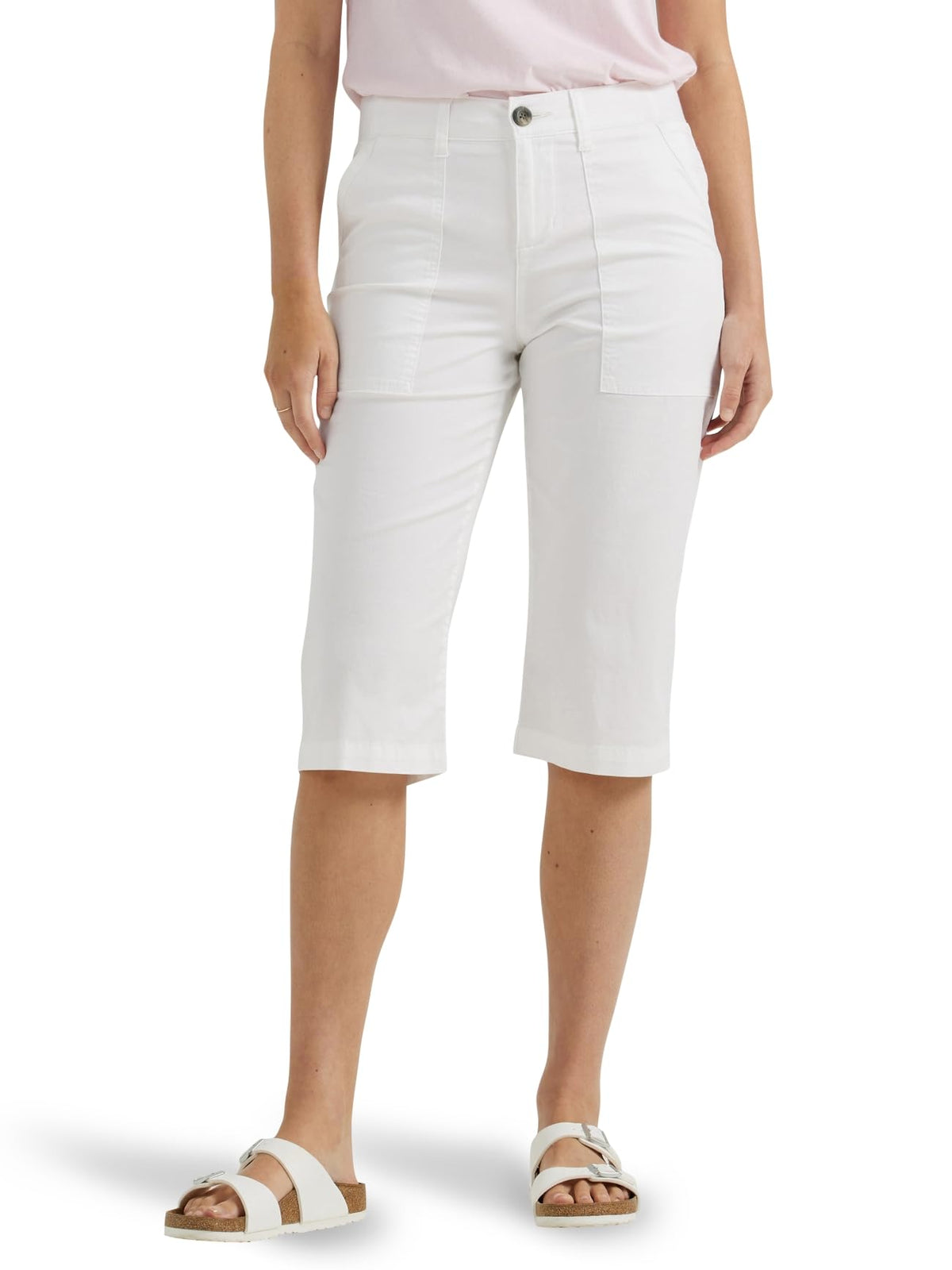 Lee Women's Ultra Lux Comfort with Flex-to-go Utility Skimmer Capri Pant