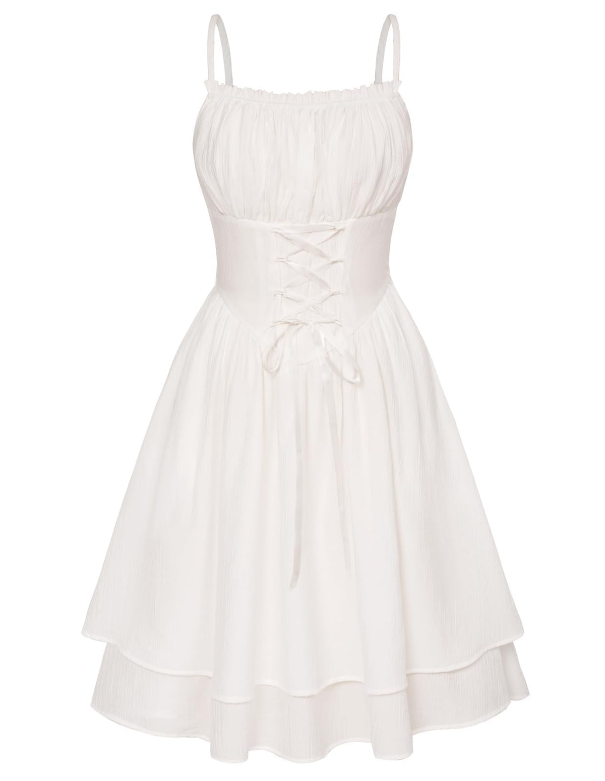 Scarlet Darkness Corset Mini Sundress Chiffon Homecoming Dress for Women