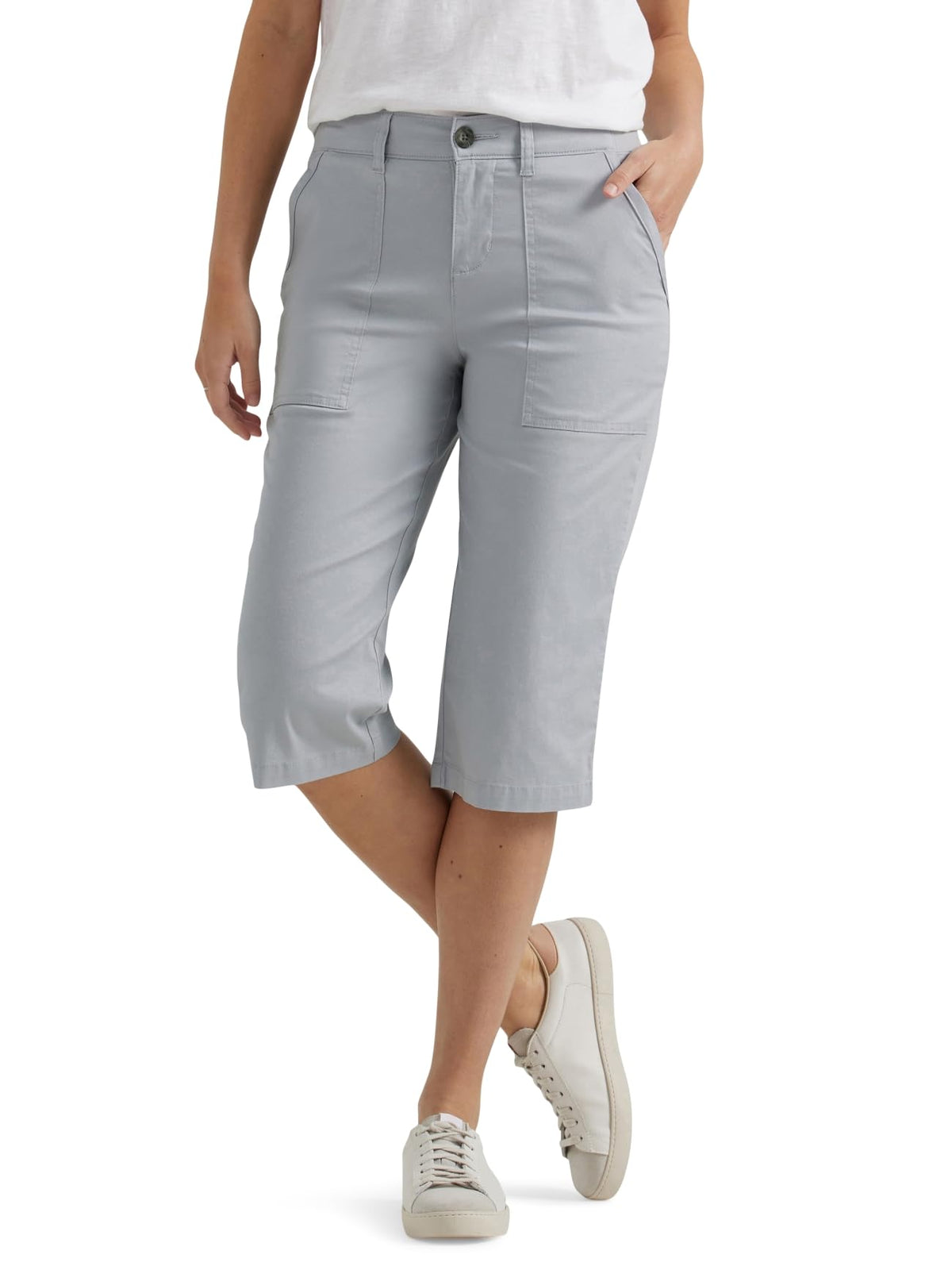 Lee Women's Ultra Lux Comfort with Flex-to-go Utility Skimmer Capri Pant
