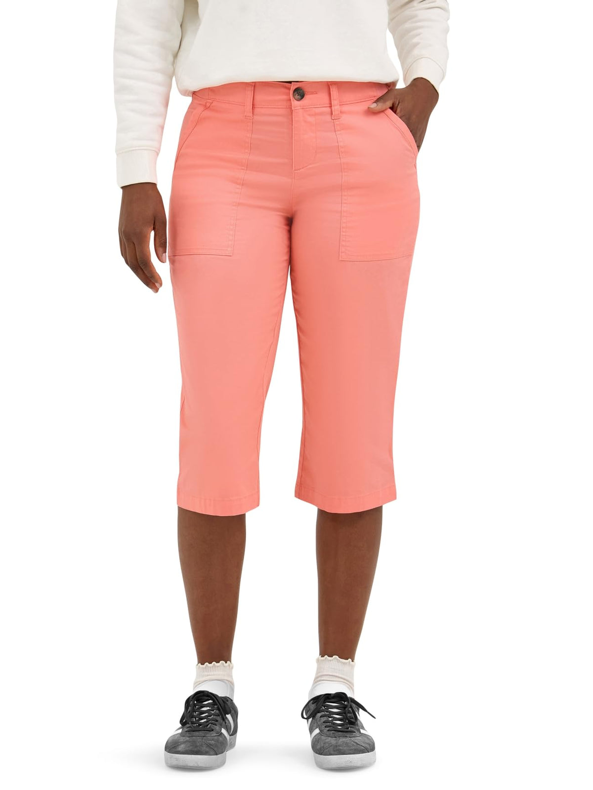 Lee Women's Ultra Lux Comfort with Flex-to-go Utility Skimmer Capri Pant