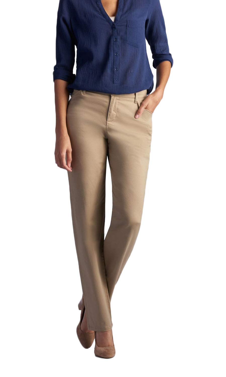 LEE Women's Relaxed Fit All Day Straight Leg Pant
