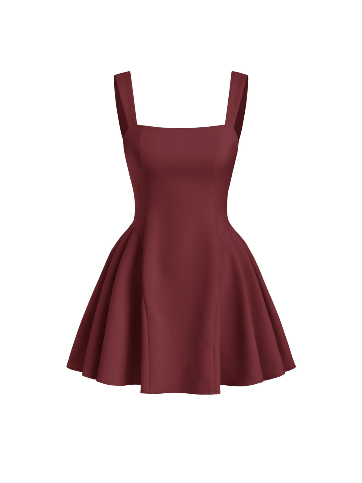 CIDER Womens Polka Dot Going Out Dress Cute Summer Date Night Square Neck Sleeveless Mini Dress