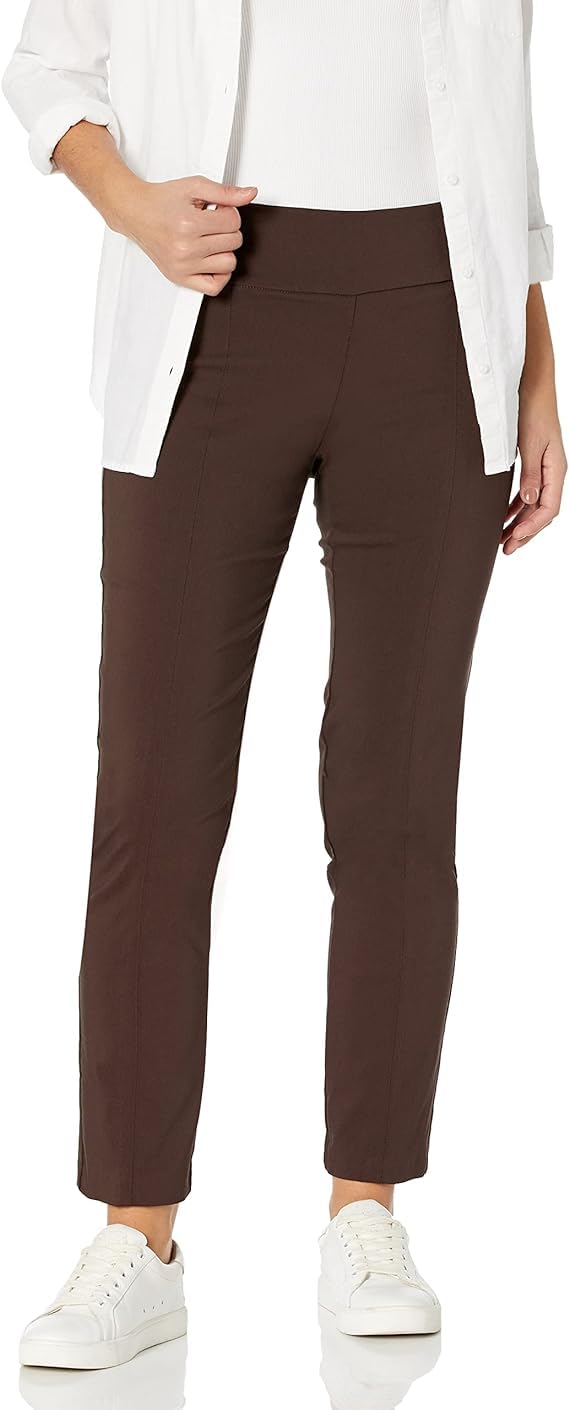 Zac & Rachel Women's Pull On Slim Leg Pant with Millennium Fabric