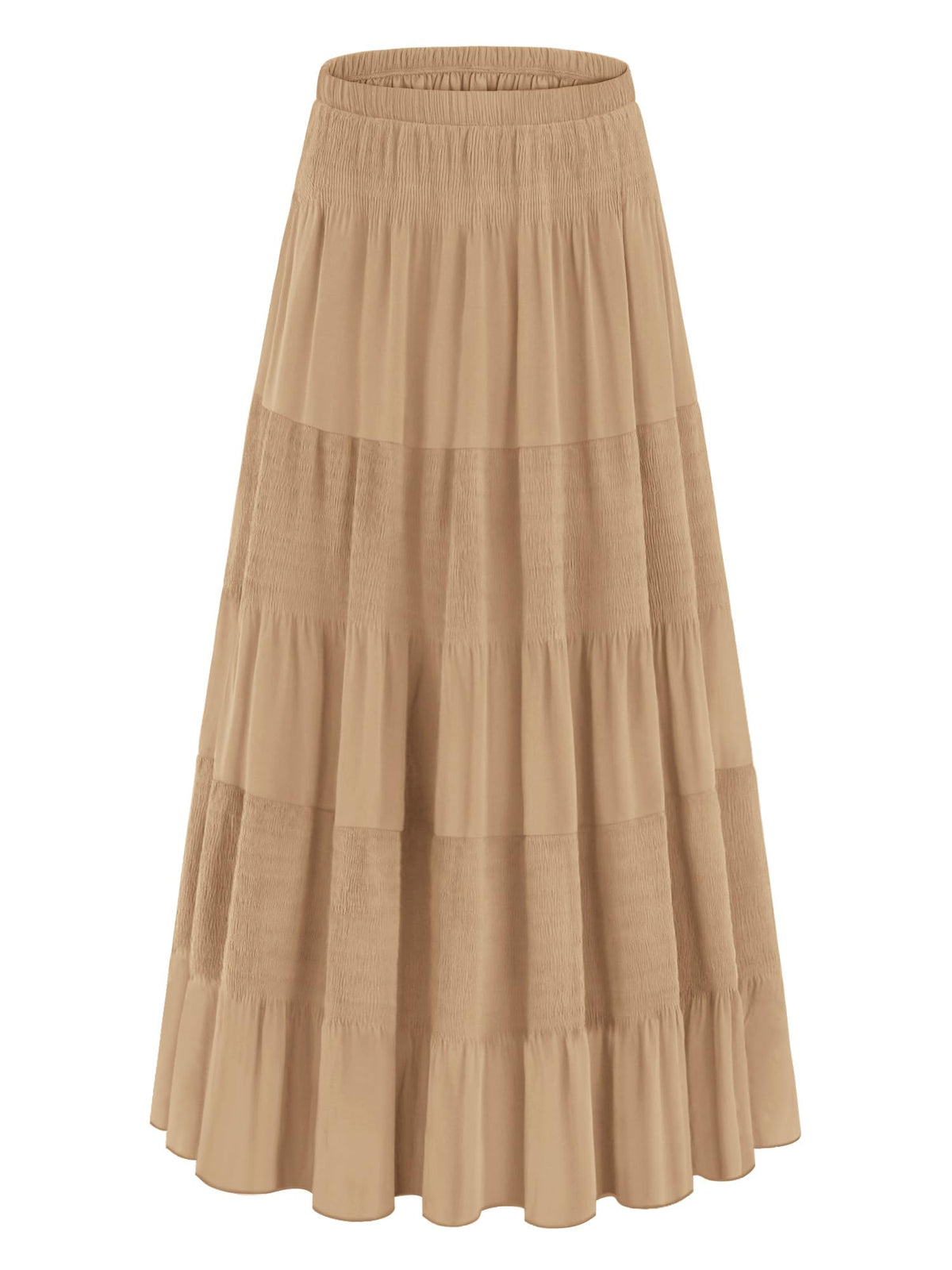 onlypuff Maxi Skirt Women Western Midi Chiffon Flowy Boho Fall Outfits