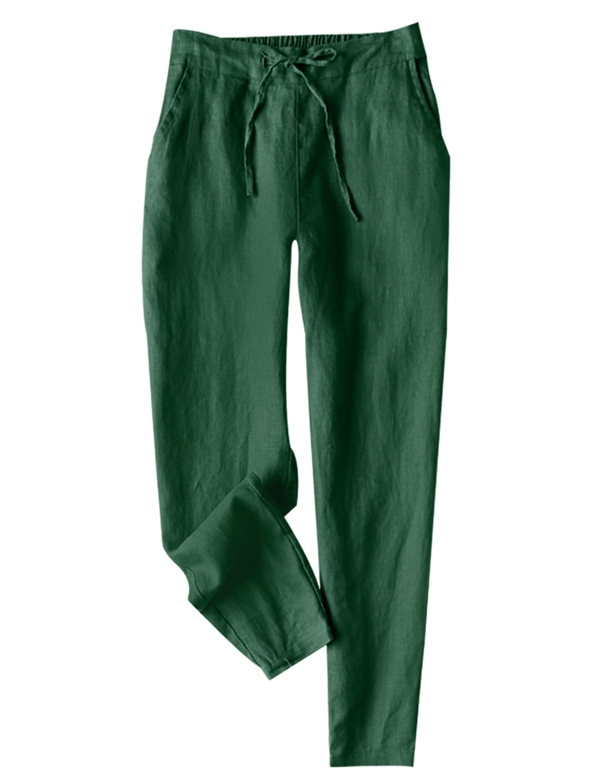 Tanming Cotton Linen Pants for Women Summer Casual Trousers