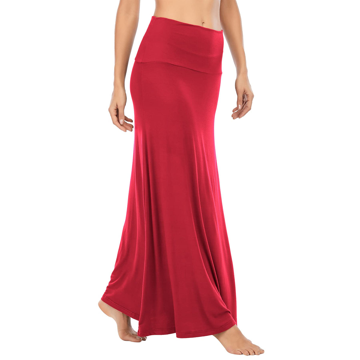 Zando Long Skirts for Women Tummy Control Boho Maxi Skirts