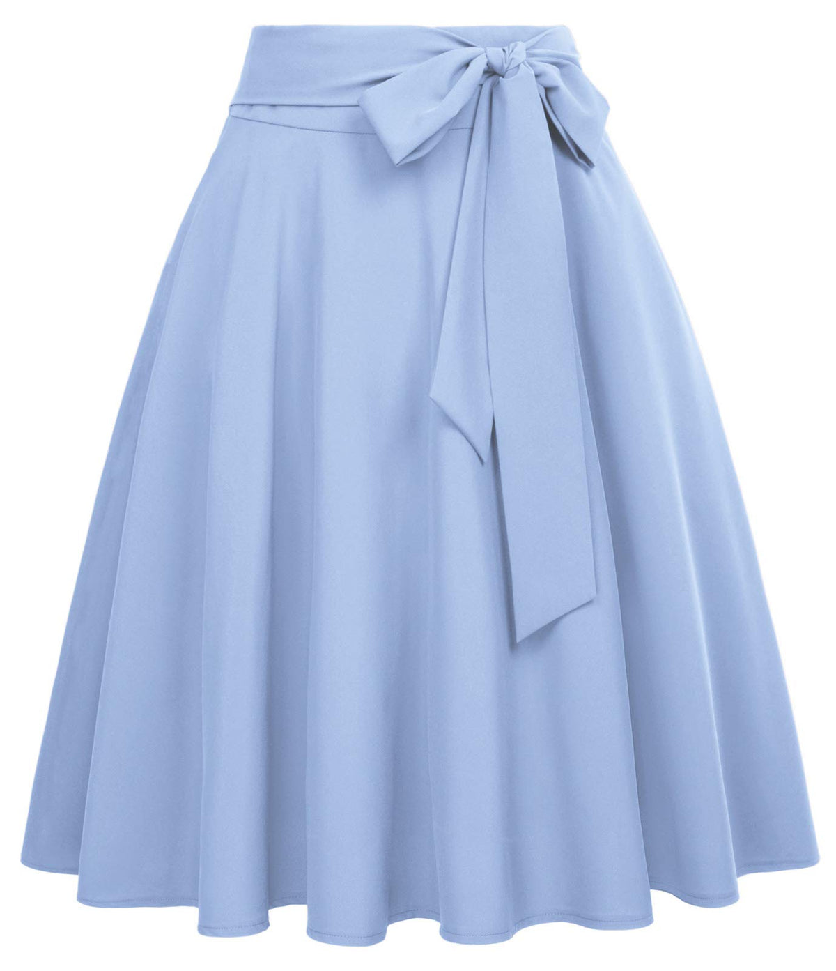 Belle Poque Women High Waisted A Line Skirt with Pockets