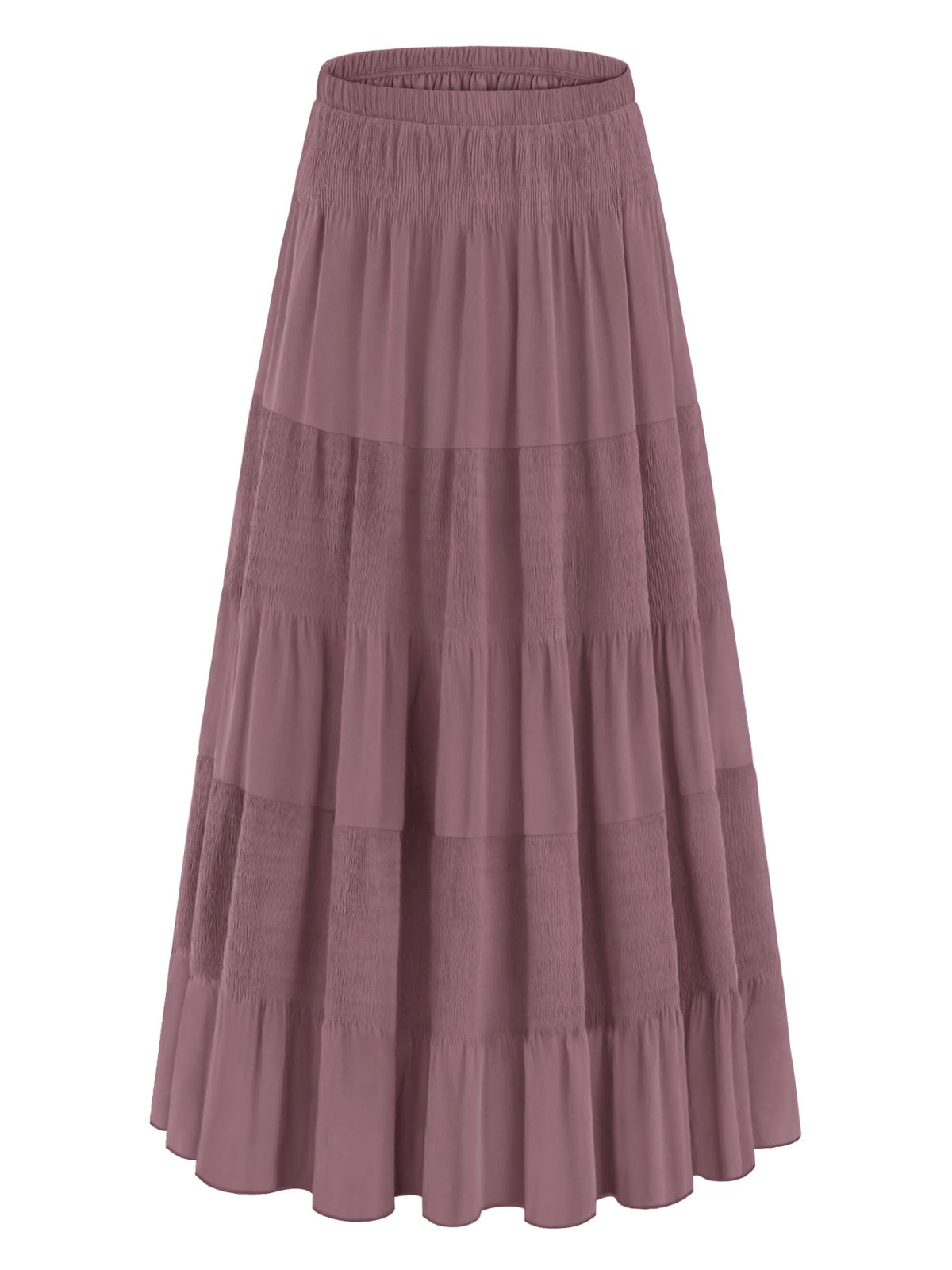 onlypuff Maxi Skirt Women Western Midi Chiffon Flowy Boho Fall Outfits