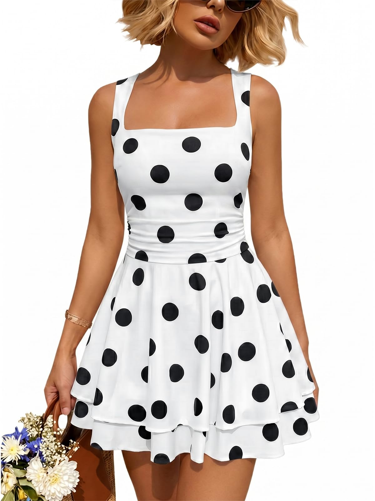Trendy Queen Women Mini Summer Party Homecoming Beach Vacation Sun Dresses
