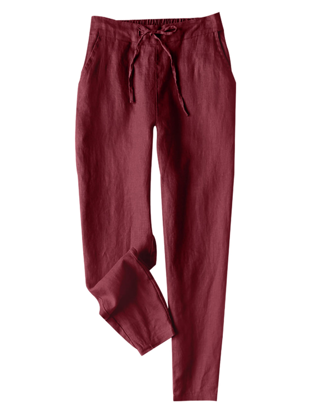 Tanming Cotton Linen Pants for Women Summer Casual Trousers