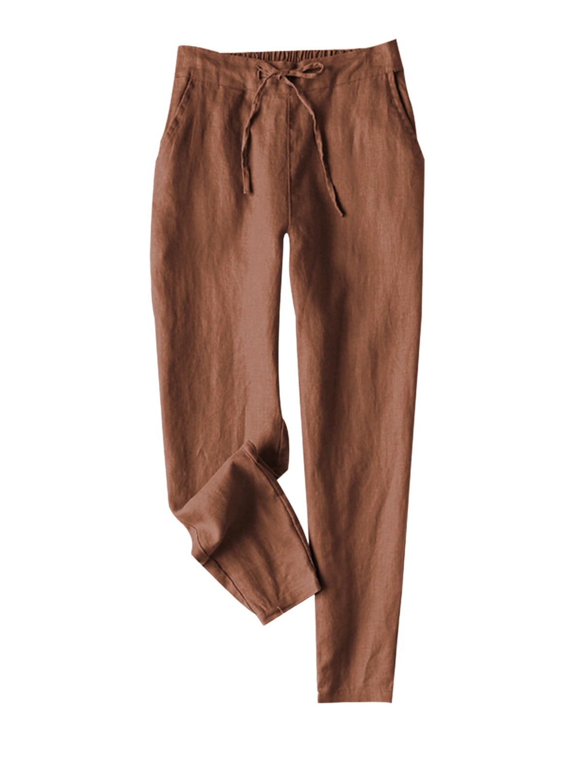Tanming Cotton Linen Pants for Women Summer Casual Trousers