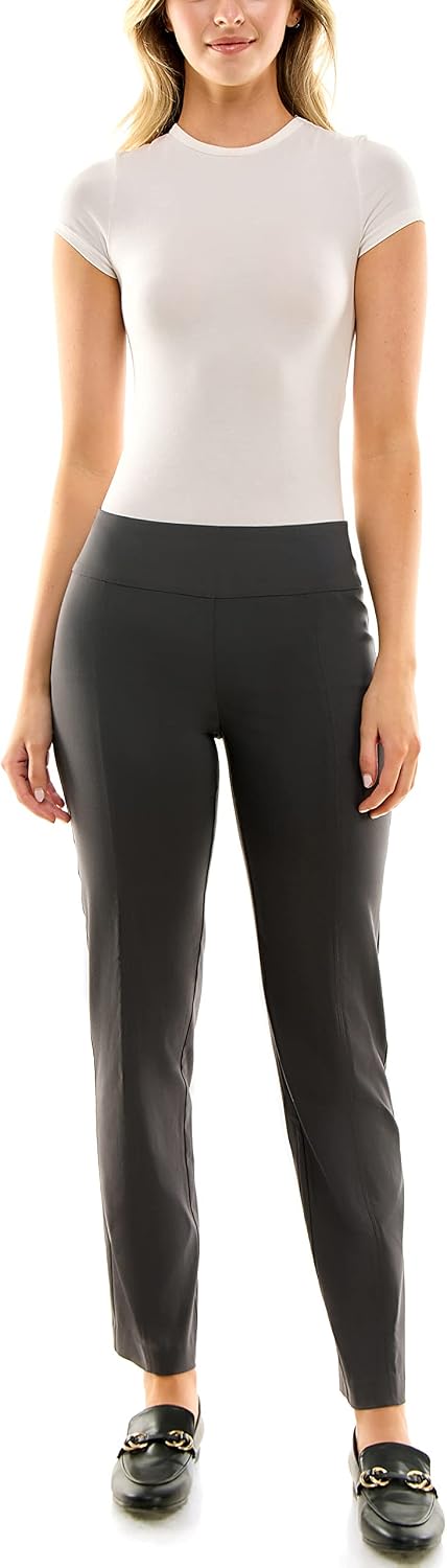 Zac & Rachel Women's Pull On Slim Leg Pant with Millennium Fabric