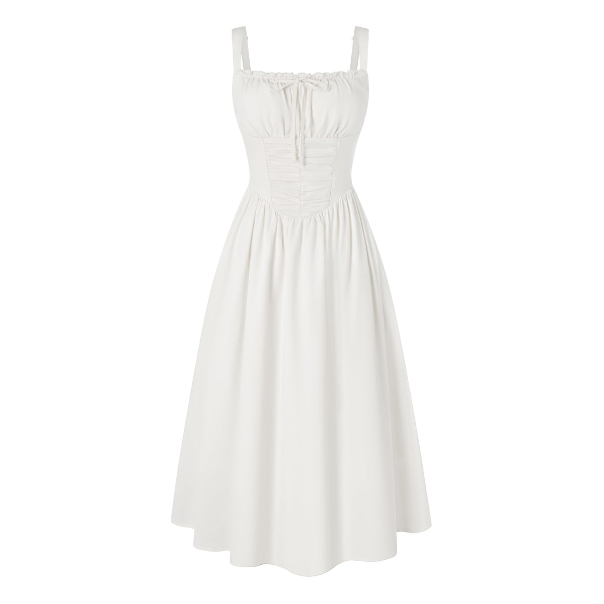 Scarlet Darkness Women Corset Midi Dress Homecoming Cocktail Party Sundress