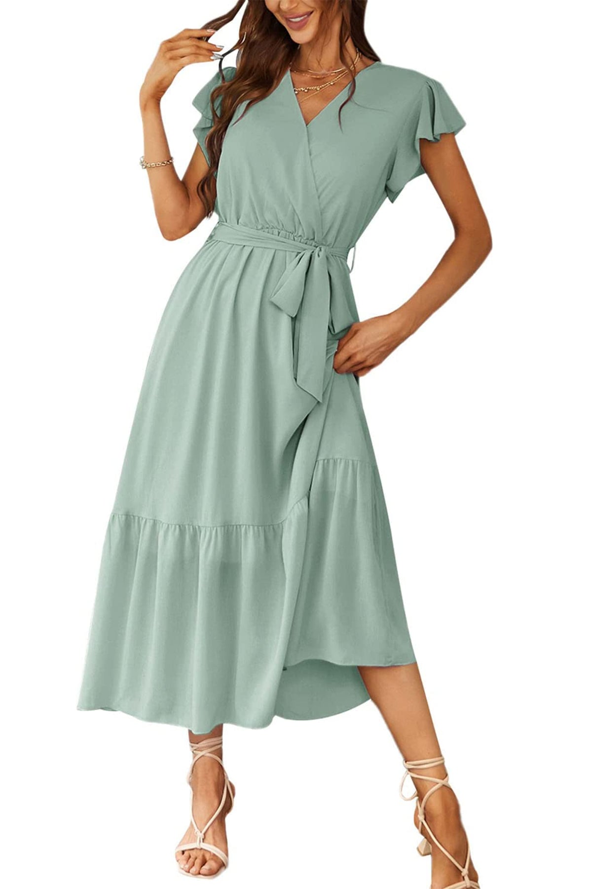 PRETTYGARDEN Women's Summer Floral Boho Maxi Dress