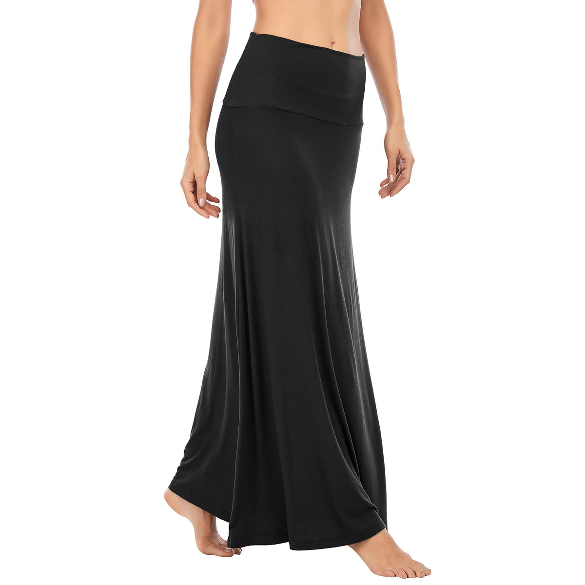 Zando Long Skirts for Women Tummy Control Boho Maxi Skirts
