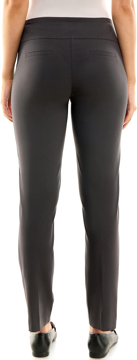 Zac & Rachel Women's Pull On Slim Leg Pant with Millennium Fabric