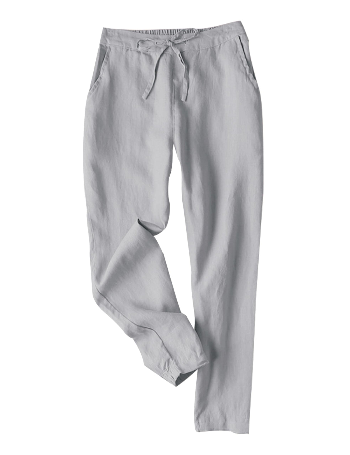 Tanming Cotton Linen Pants for Women Summer Casual Trousers
