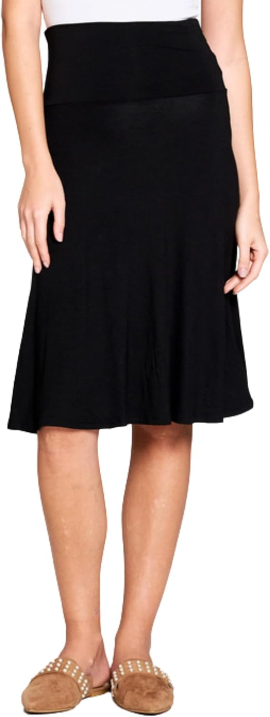 Popana Midi Skirt for Women, Flowy Skirts for Women Midi Length