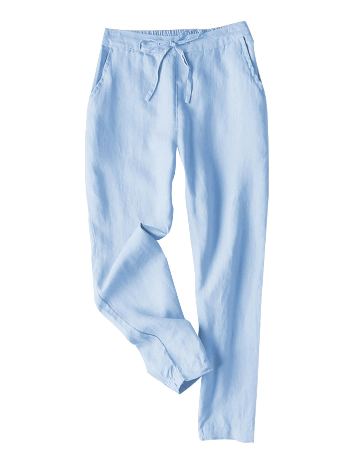 Tanming Cotton Linen Pants for Women Summer Casual Trousers