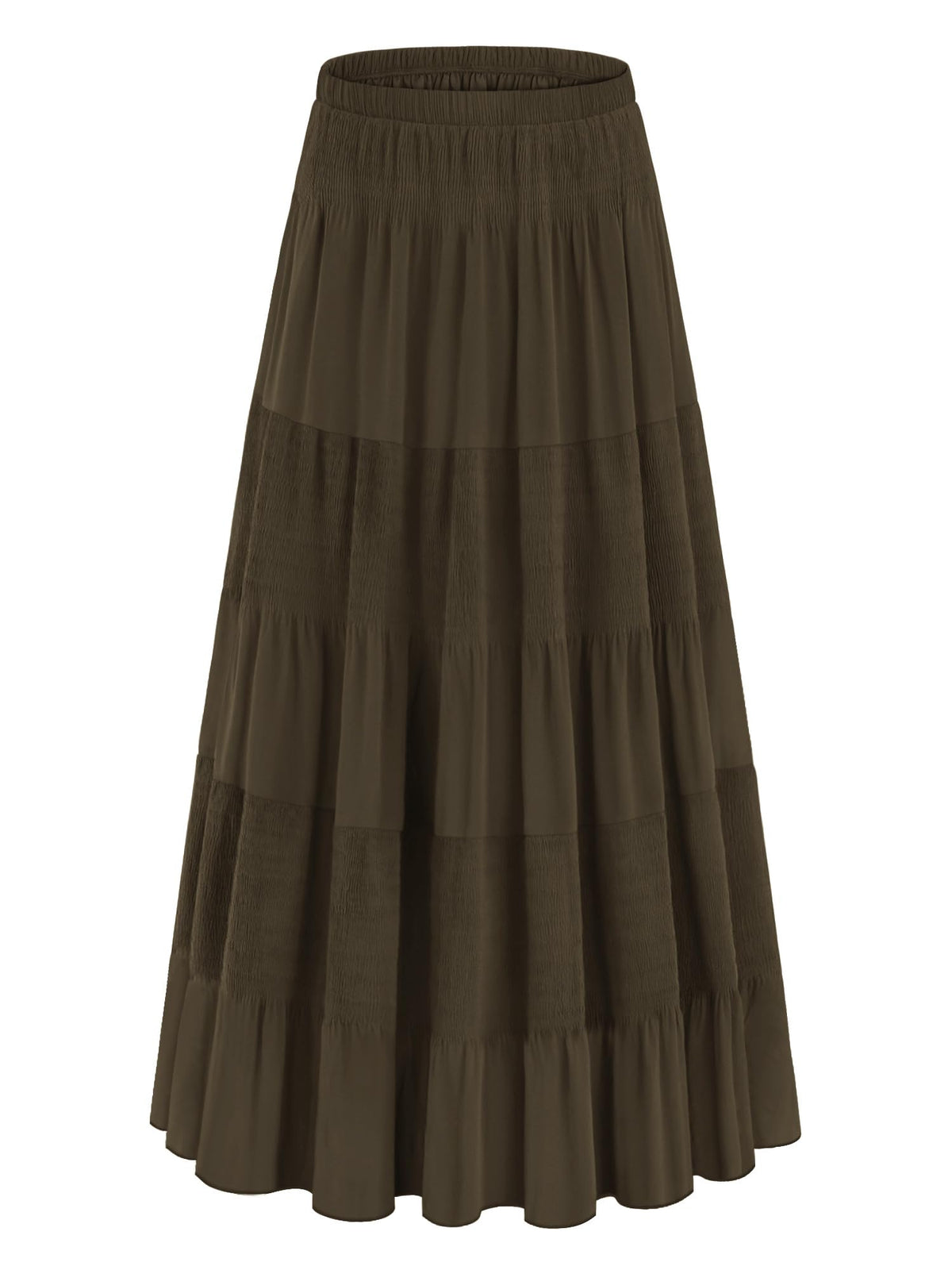 onlypuff Maxi Skirt Women Western Midi Chiffon Flowy Boho Fall Outfits