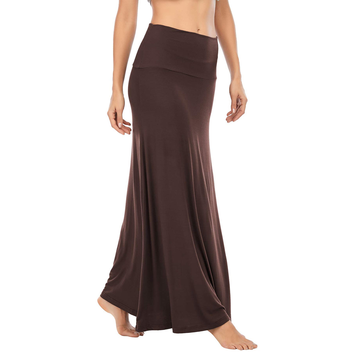 Zando Long Skirts for Women Tummy Control Boho Maxi Skirts