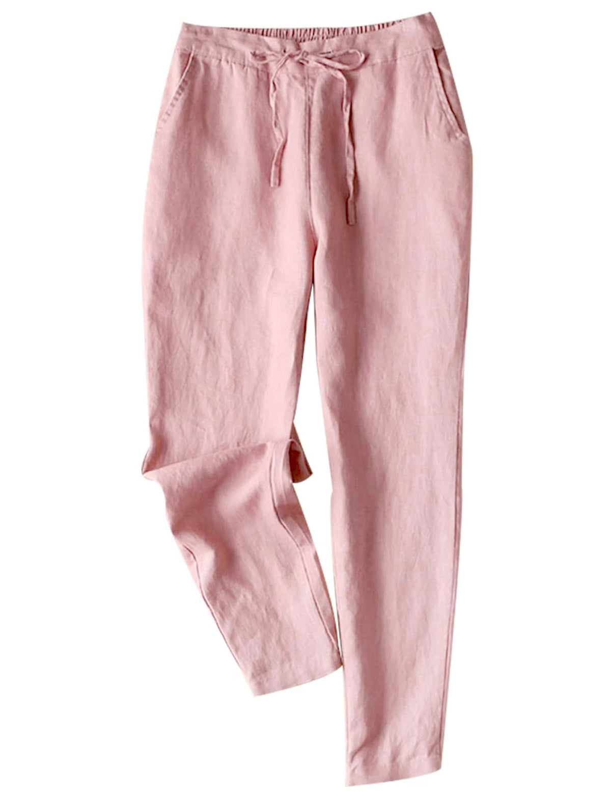 Tanming Cotton Linen Pants for Women Summer Casual Trousers