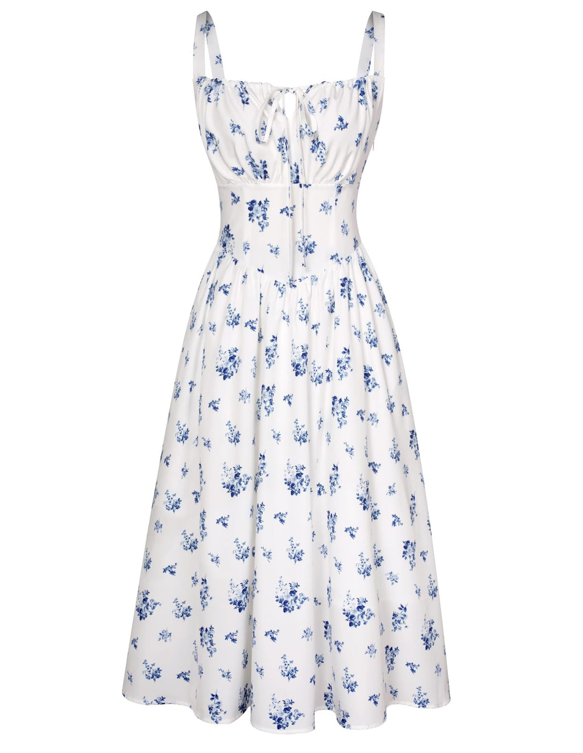 Scarlet Darkness Women's Floral Corset Dress with Pockets for Summer Spring