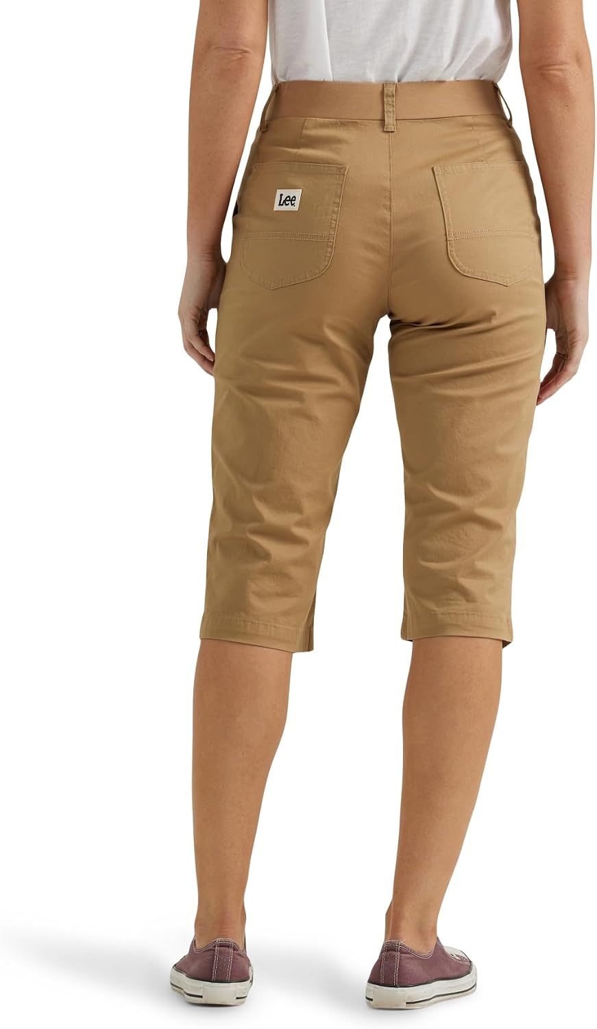 Lee Women's Ultra Lux Comfort with Flex-to-go Utility Skimmer Capri Pant