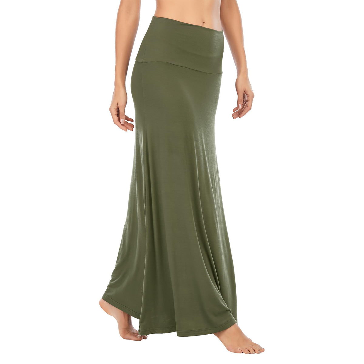 Zando Long Skirts for Women Tummy Control Boho Maxi Skirts