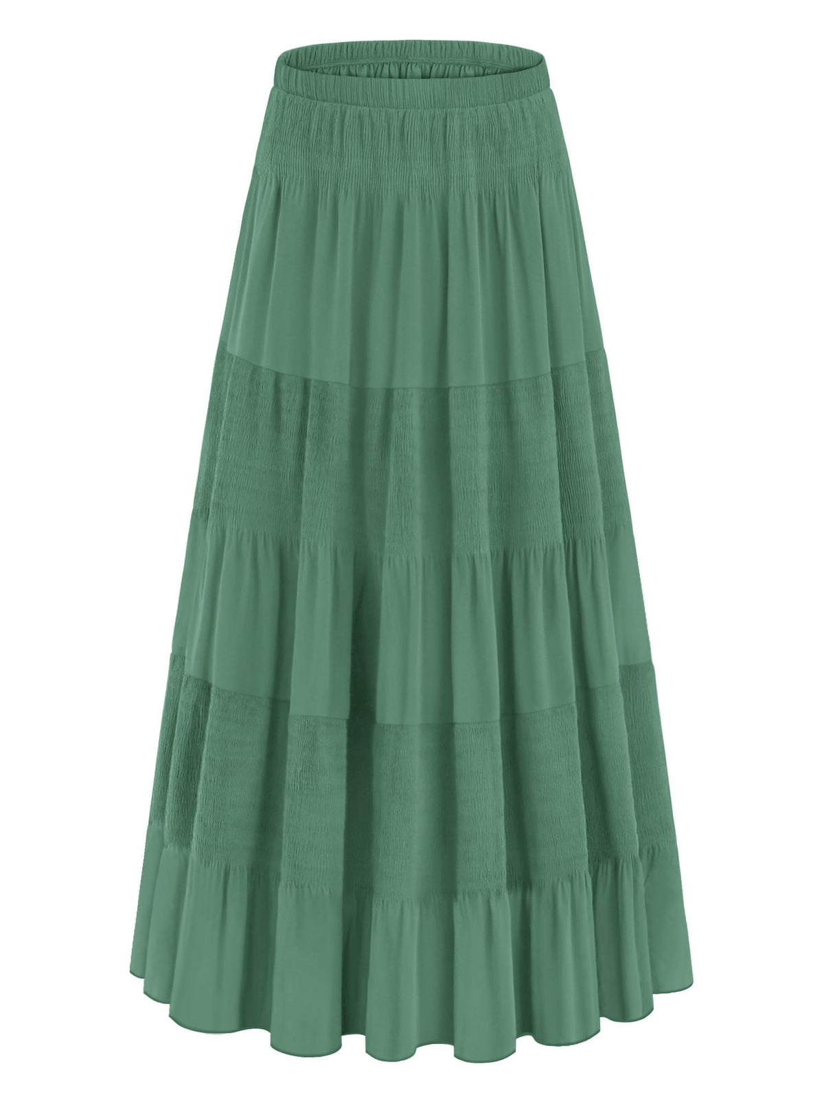onlypuff Maxi Skirt Women Western Midi Chiffon Flowy Boho Fall Outfits