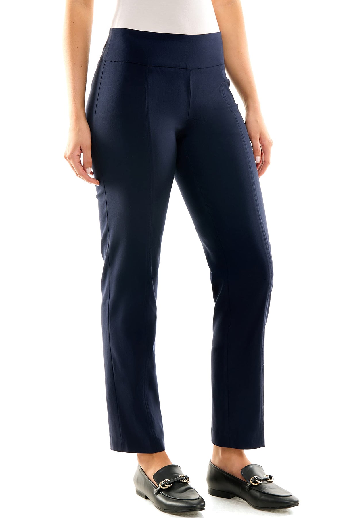 Zac & Rachel Women's Pull On Slim Leg Pant with Millennium Fabric
