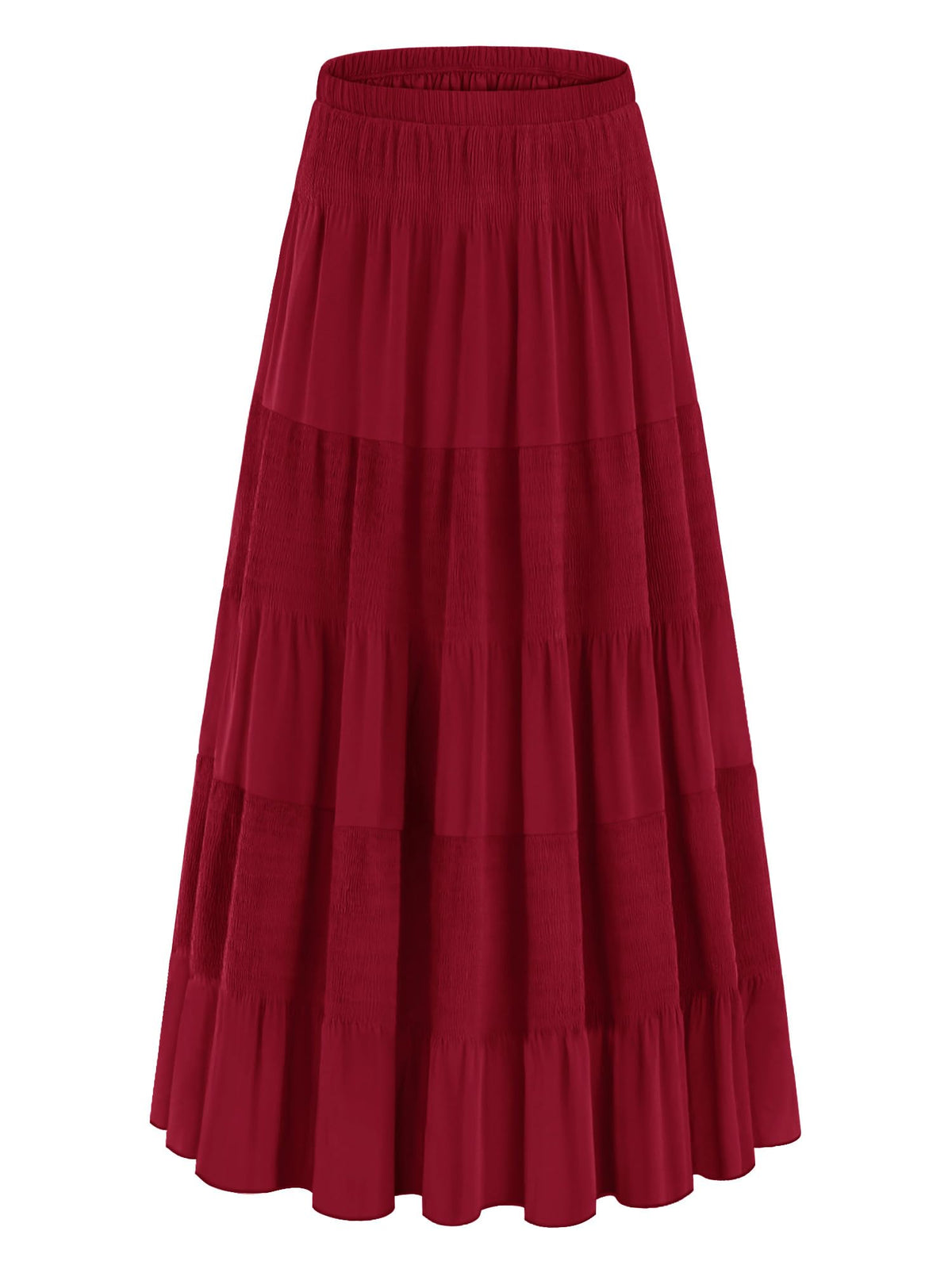 onlypuff Maxi Skirt Women Western Midi Chiffon Flowy Boho Fall Outfits
