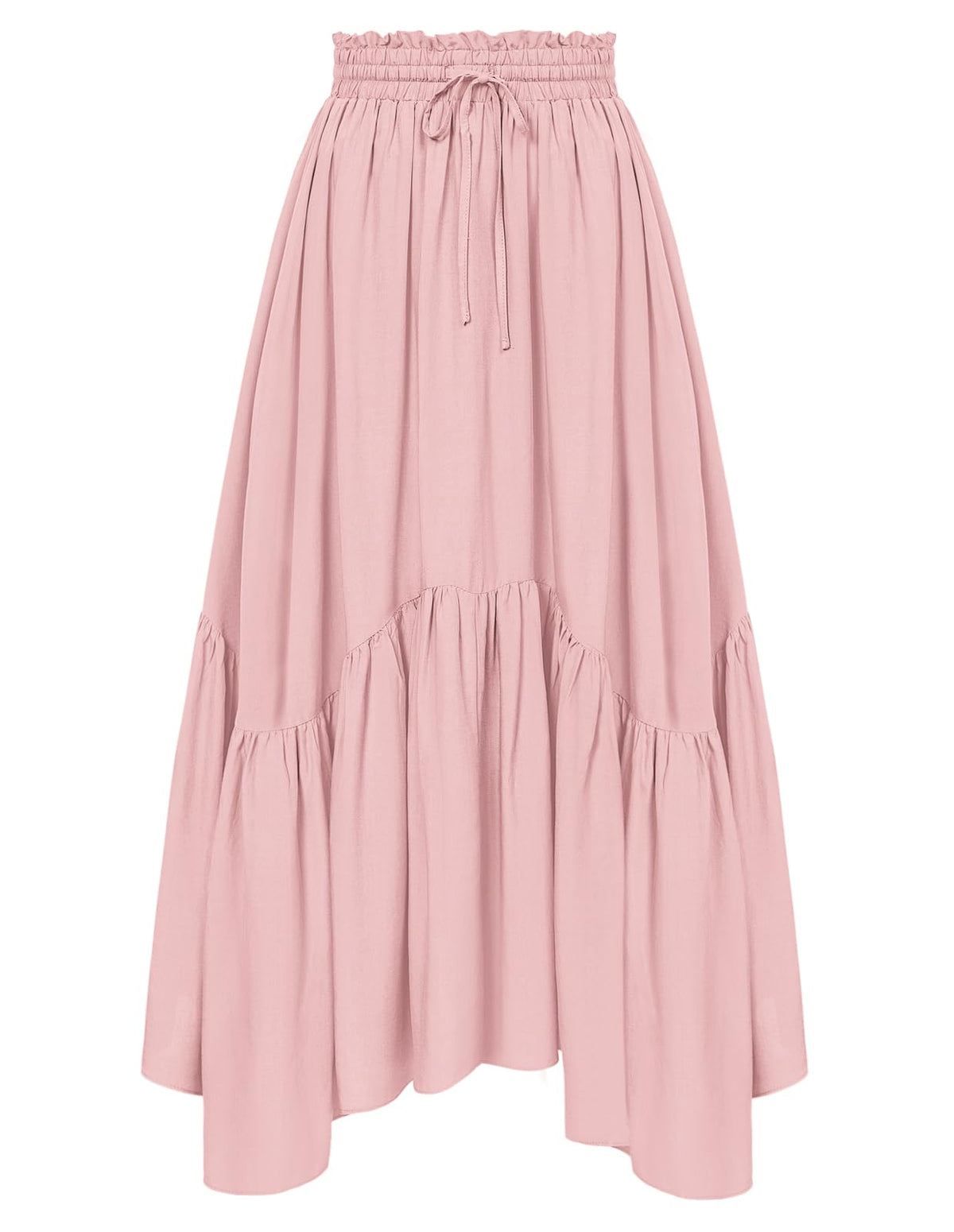 Scarlet Darkness Maxi Skirts for Women Flowy Boho Renaissance Skirt