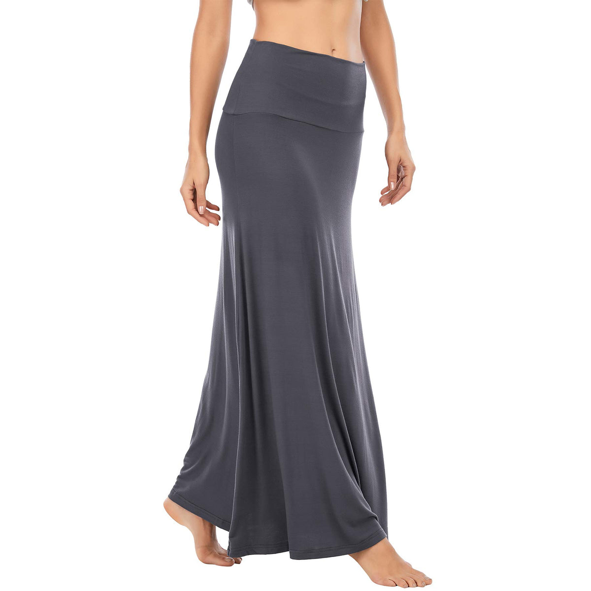 Zando Long Skirts for Women Tummy Control Boho Maxi Skirts