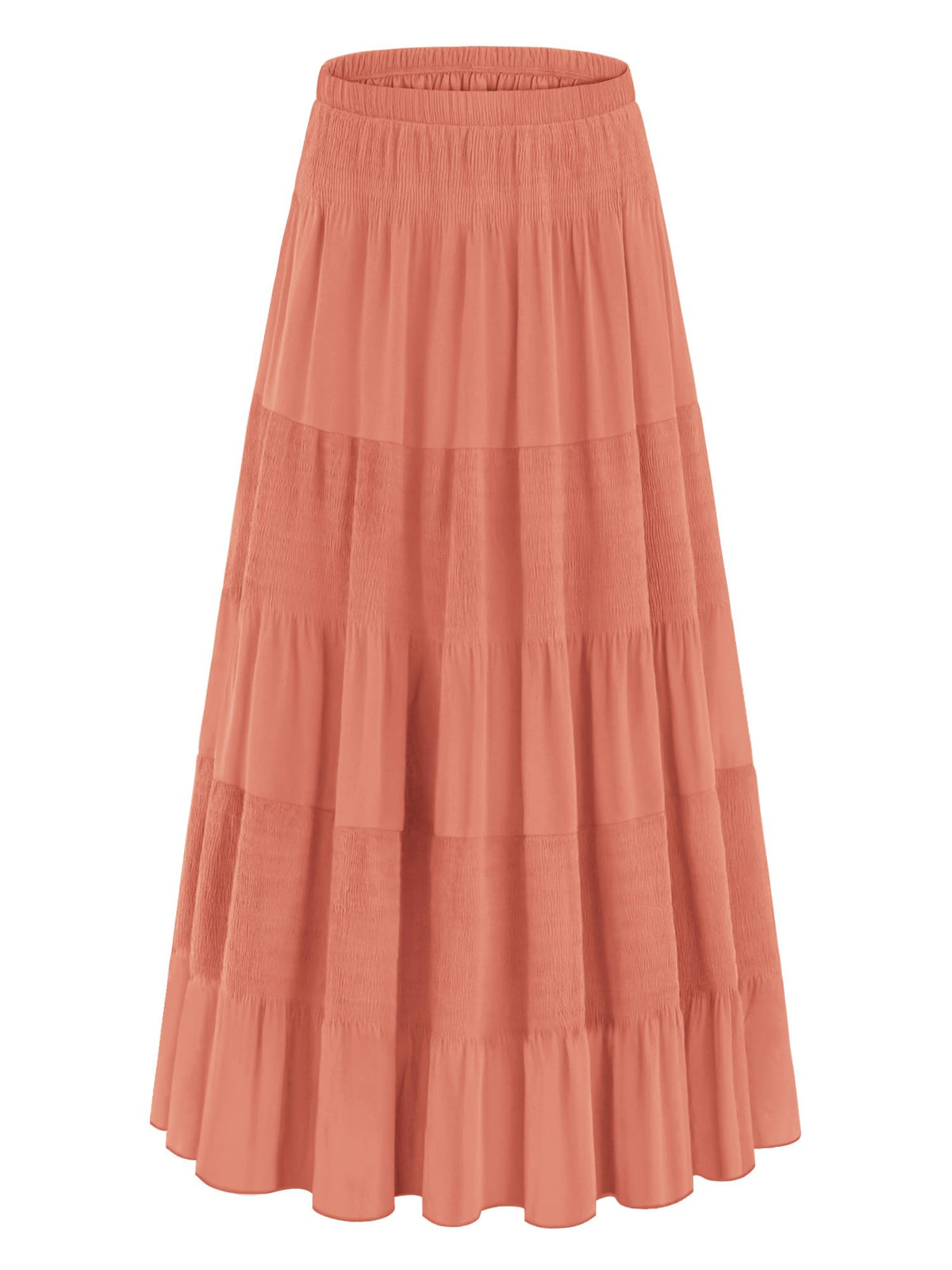 onlypuff Maxi Skirt Women Western Midi Chiffon Flowy Boho Fall Outfits