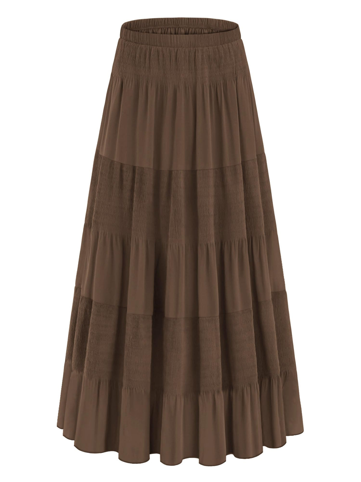 onlypuff Maxi Skirt Women Western Midi Chiffon Flowy Boho Fall Outfits