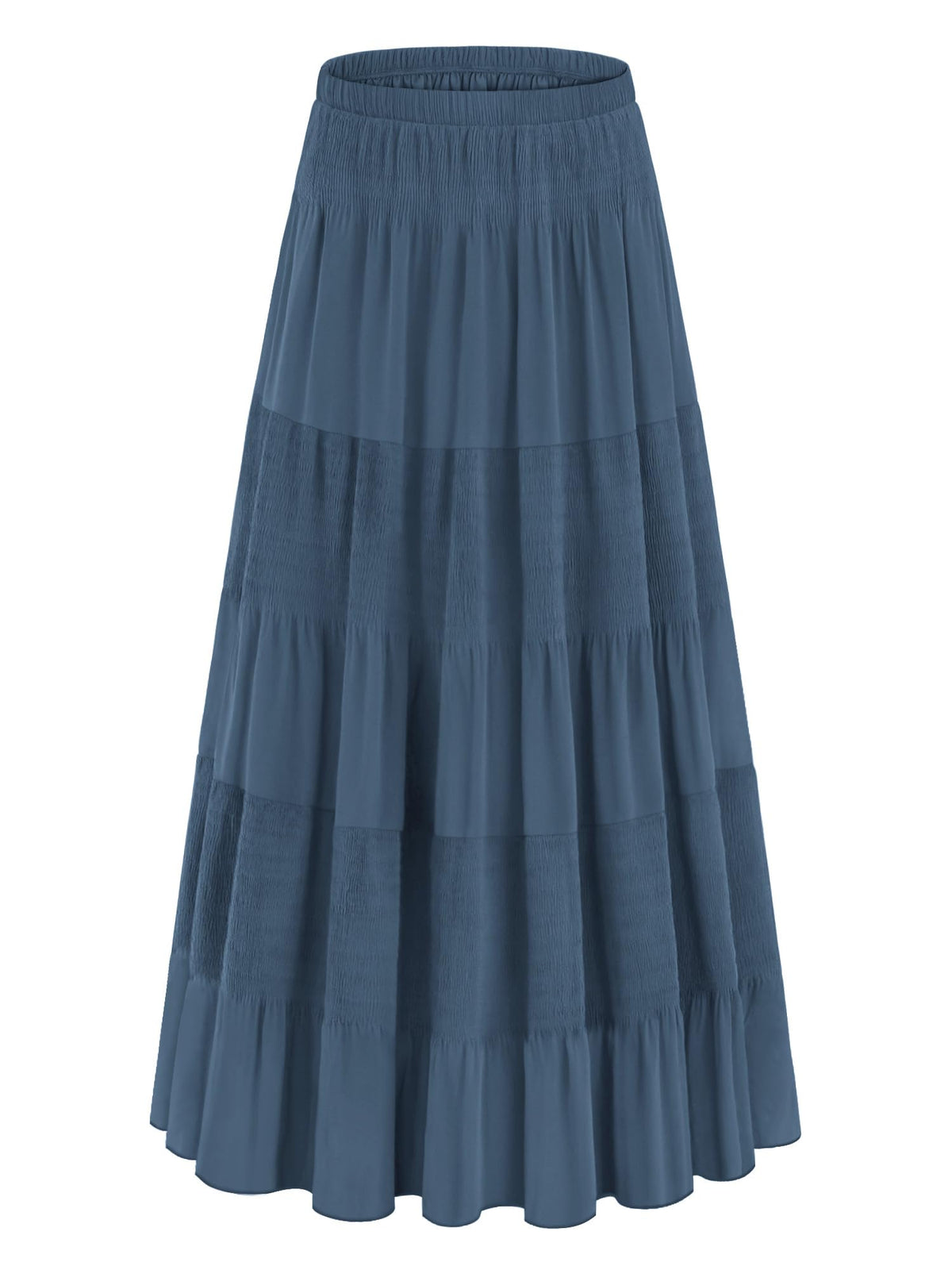 onlypuff Maxi Skirt Women Western Midi Chiffon Flowy Boho Fall Outfits