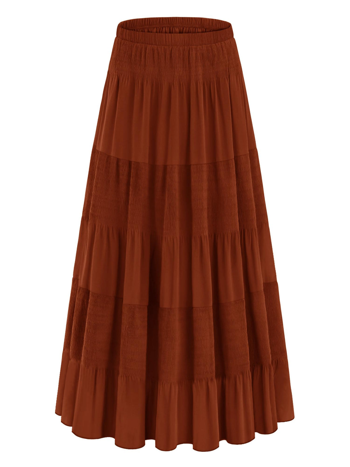 onlypuff Maxi Skirt Women Western Midi Chiffon Flowy Boho Fall Outfits