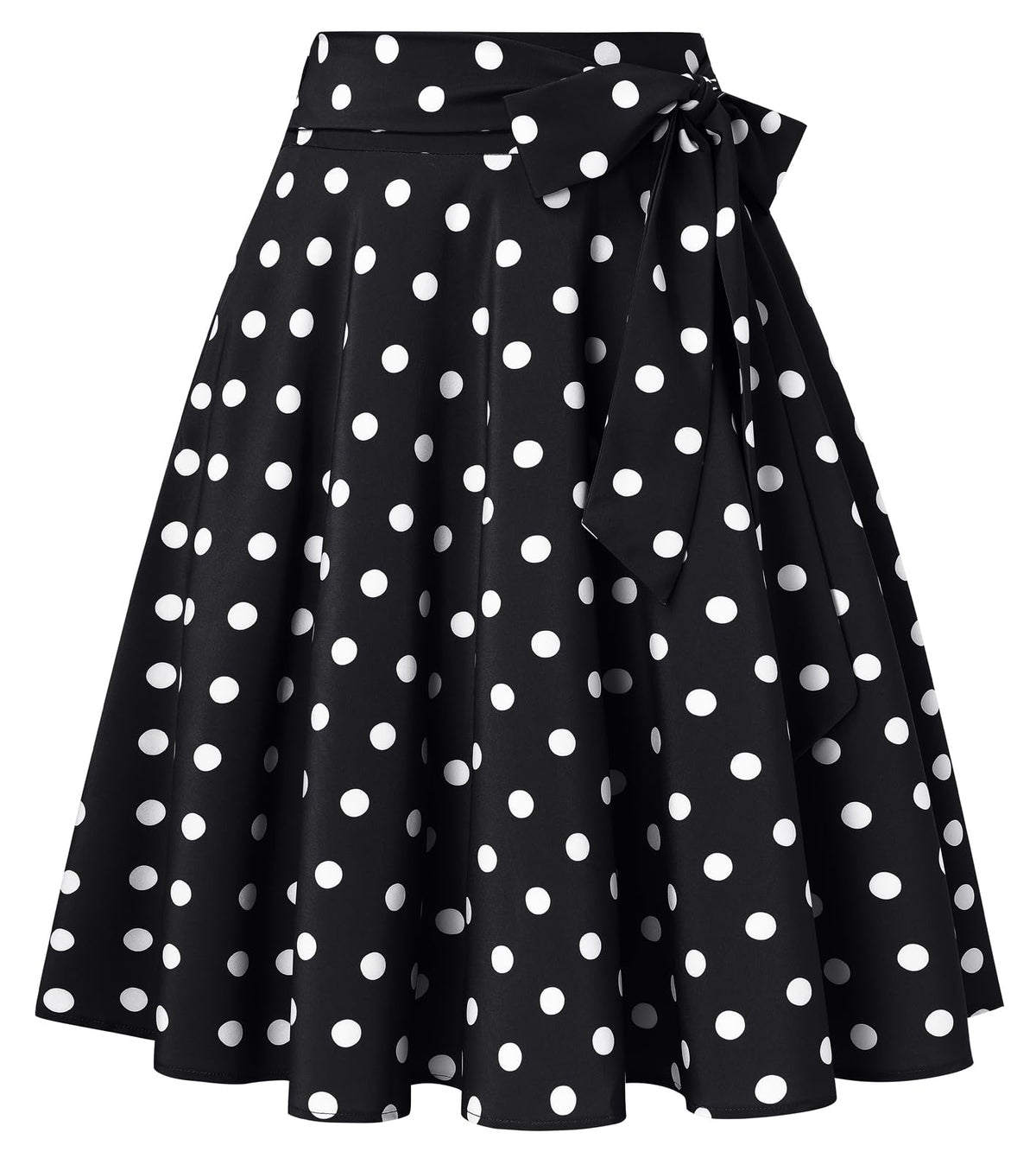 Belle Poque Women High Waisted A Line Skirt with Pockets