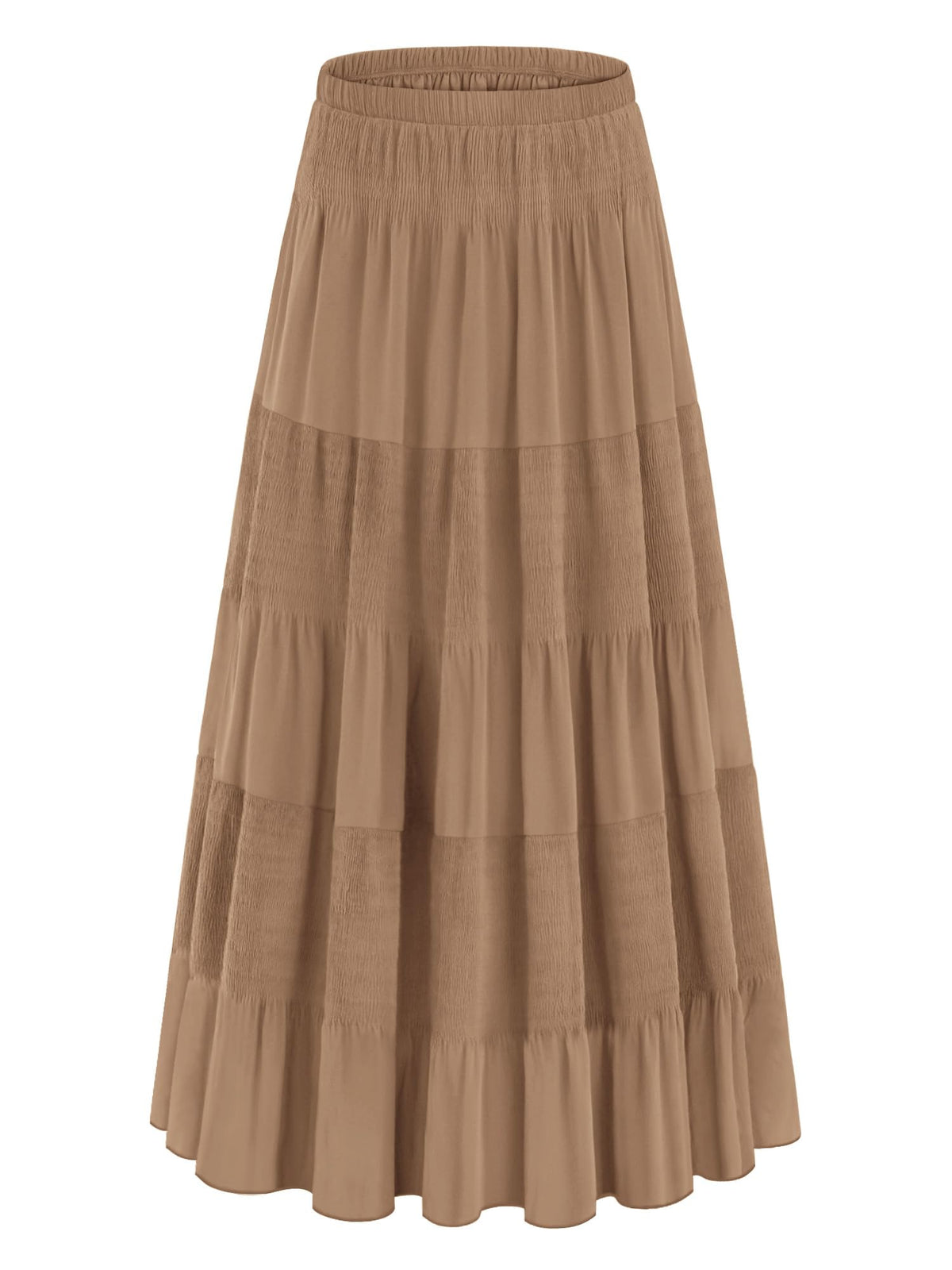 onlypuff Maxi Skirt Women Western Midi Chiffon Flowy Boho Fall Outfits