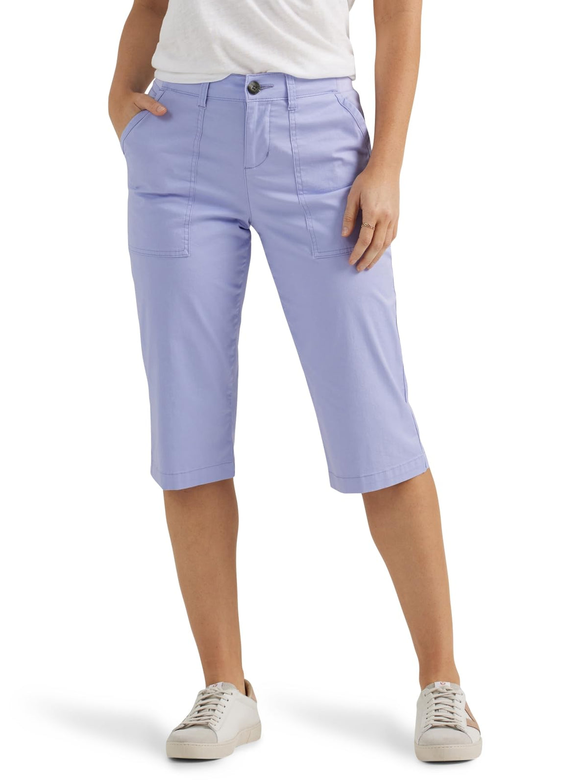 Lee Women's Ultra Lux Comfort with Flex-to-go Utility Skimmer Capri Pant