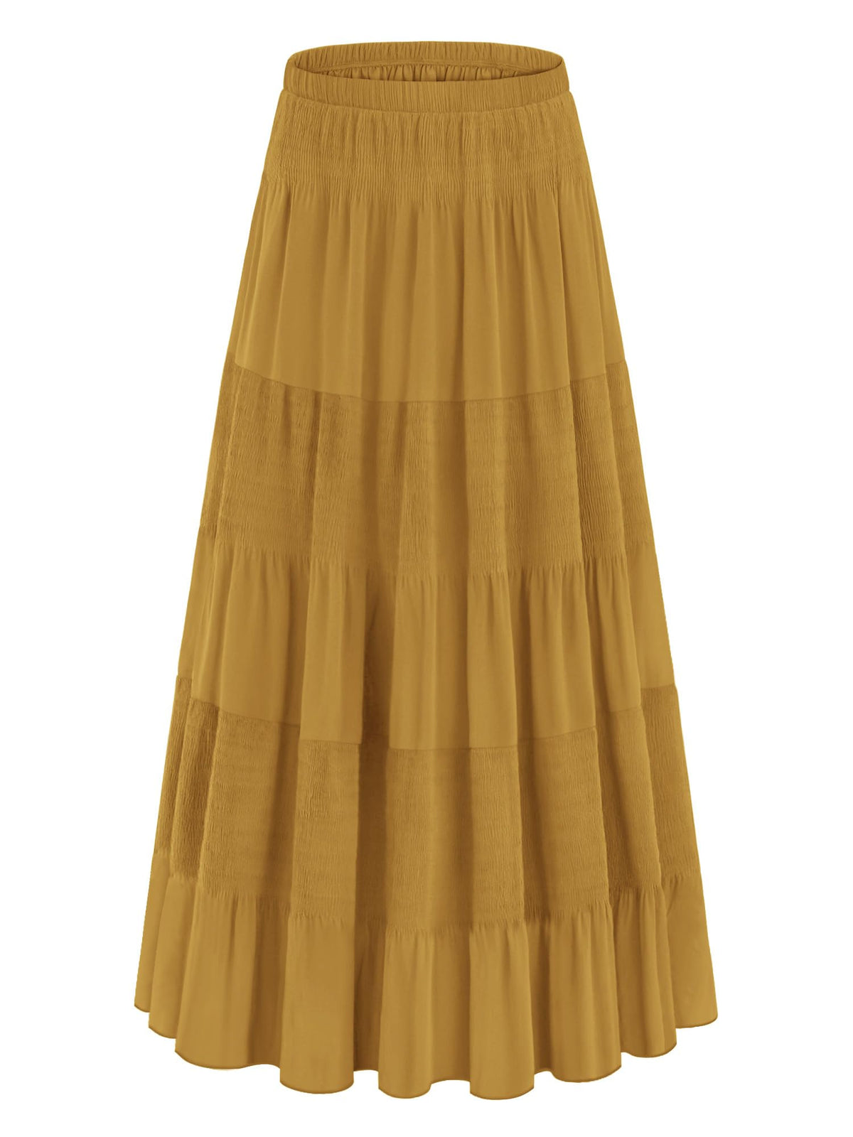 onlypuff Maxi Skirt Women Western Midi Chiffon Flowy Boho Fall Outfits